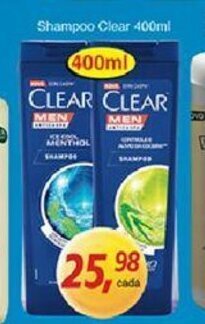 Supermercados Guanabara Shampoo Clear 400ml oferta