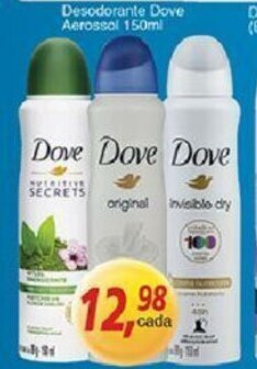 Supermercados Guanabara Desodorante Dove Aerosol 150ml oferta