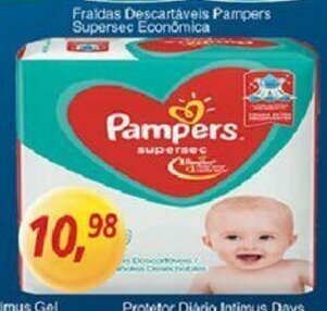 Supermercados Guanabara Fraldas Descartaveis Pampers Supersec Economica oferta