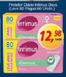 Supermercados Guanabara Protetor Diario Intimus Days oferta