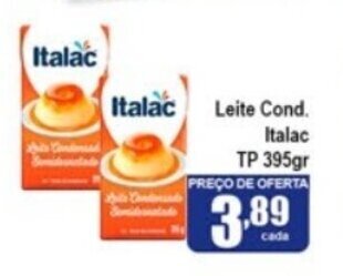 Higa's Supermercado Leite Cond. Italac TP 395g oferta