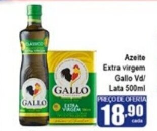 Higa's Supermercado Azeite Extra Virgem Galllo vd/ Lata 500ml oferta