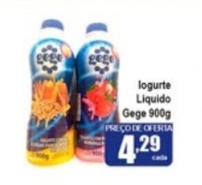 Higa's Supermercado Iogurte Liquido Gege 900g oferta