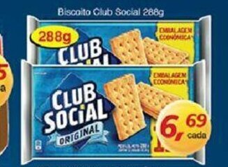 Supermercados Guanabara Biscoito Club Social 288g oferta