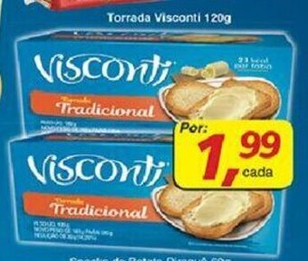 Supermercados Guanabara Torrada Visconti 120g oferta