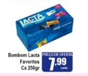 Higa's Supermercado Bombom Lacta Favoritos 250g oferta