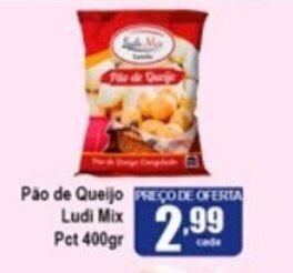 Higa's Supermercado Pao de Queijo Ludi Mix 400g oferta