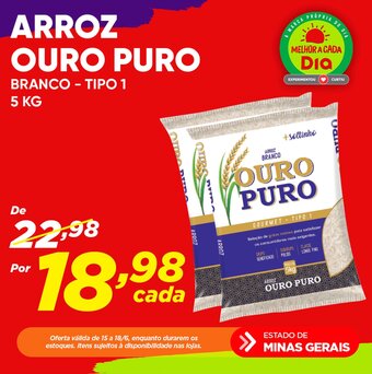 ARROZ OURO PURO BRANCO - TIPO 1 5 KG