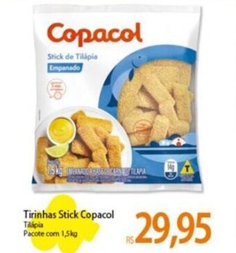 Atacadão Tirinhas Stick Copacol Tilápia Pacote com 1,5kg oferta
