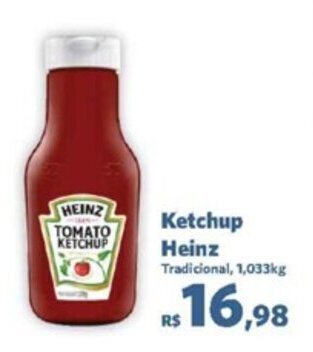 Sam's Club Ketchup Heinz Tradicional, 1,033kg oferta