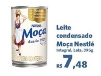 Sam's Club Leite condensado Moça Nestlé Integral, Lata, 395g oferta