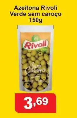 Azeitona Rivoli Verde sem caroco 150g