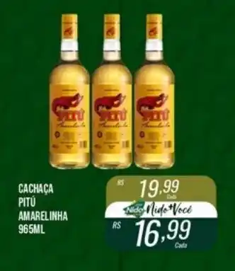 CACHAÇA PITÚ AMARELINHA 965ML