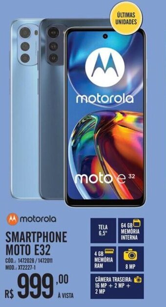 Zema motorola SMARTPHONE MOTO E32 oferta