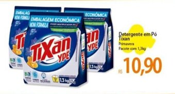 Atacadão Detergente em Pó Tixan Primavera Pacote com 1,3kg oferta