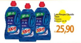 Atacadão Lava Roupas Líquido Tixan Primavera Bombona com 3L oferta