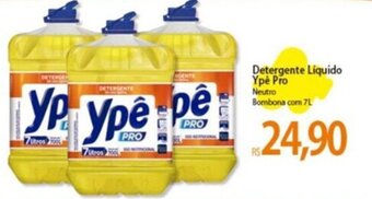 Atacadão Detergente Líquido Ypê Pro Neutro Bombona com 7L oferta