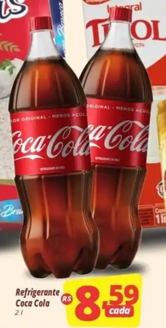 Santo Supermercados Refrigerante Coca Cola 2 L oferta