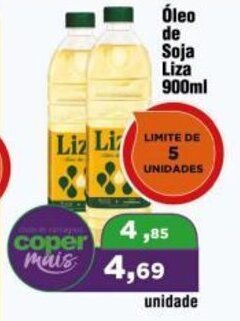 Copercana Óleo de Soja Liza 900ml oferta