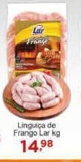 Rossi Supermercado Linguiça de Frango Lar kg oferta