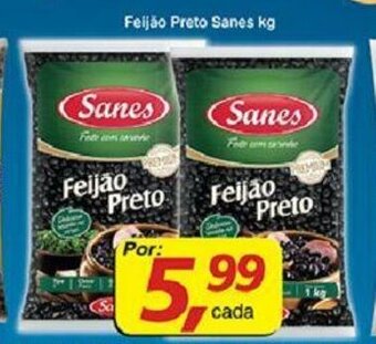 Supermercados Guanabara Feijao Preto Sanes 1kg oferta