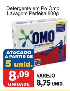 Detergente em Po Omo Lavagem Perfeita 800g
