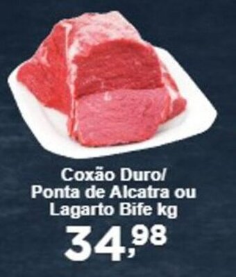 Rossi Supermercado Coxão Duro/ Ponta de Alcatra ou Lagarto Bife kg oferta