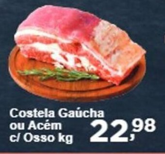 Rossi Supermercado Costela Gaúcha ou Acém c/ osso kg oferta