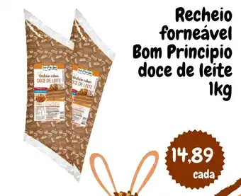 Chocolândia Recheio Forneavel Bom Principio doce de leite 1kg oferta