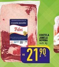 Mercantil Rodrigues Costela janela bovina resfr. kg oferta