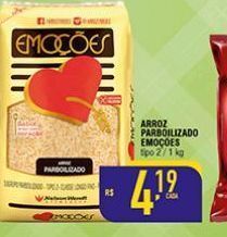 Mercantil Rodrigues Arroz parboilizado emoções tipo 2 / 1 kg oferta