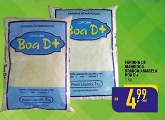 Mercantil Rodrigues Farinha de mandioca branca/amarela boa d+ 1 kg oferta