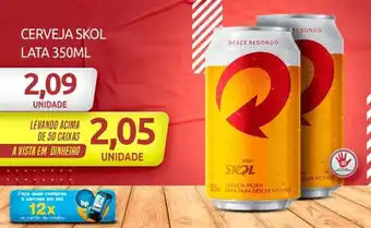 Cerveja Skol Lata 350ml