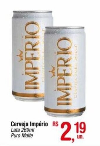 Fort Atacadista Cerveja Império Lata 269ml Puro Malte oferta