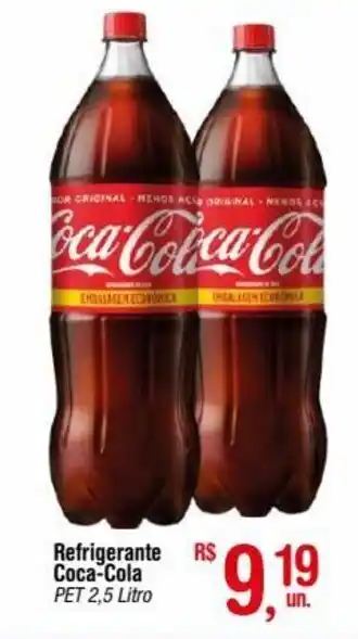 Fort Atacadista Refrigerante Coca-Cola PET 2,5 Litro oferta