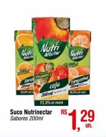 Fort Atacadista Suco Nutrinectar Sabores 200ml oferta