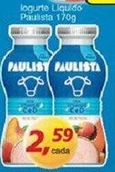 Supermercados Guanabara Iogurte Liquido Paulista 170g oferta