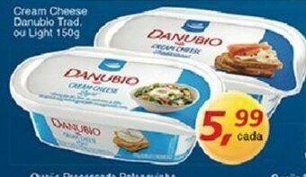 Supermercados Guanabara Cream Cheese Danubio Trad. Ou Light 150g oferta