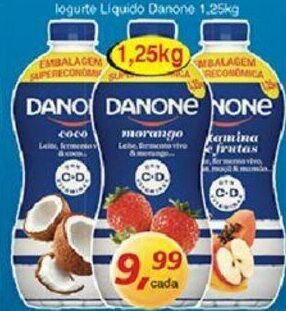 Supermercados Guanabara Iogurte Liquido Danone 1250g oferta