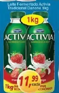 Supermercados Guanabara Leite Fermentado Activia Tradicional Danone 1kg oferta