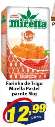 Vencedor Atacadista Farinha de Trigo Mirella Pastel 5kg oferta