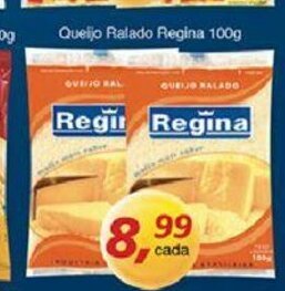 Supermercados Guanabara Queijo Ralado Regina 100g oferta
