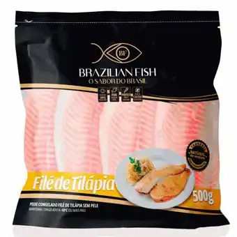 File de tilapia brazilian fish 500g
