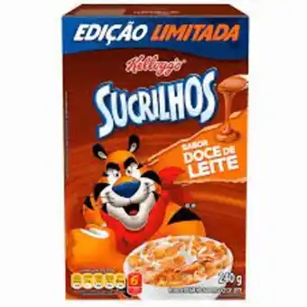Super Nosso Cereal matinal doce de leite kelloggs sucrilhos caixa 240g oferta