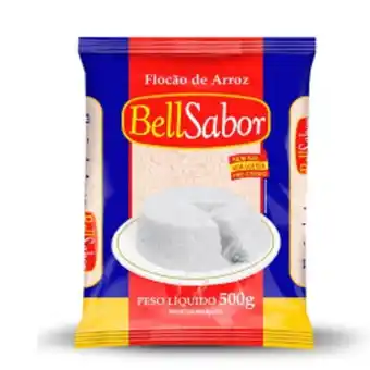 Carvalho Supermercado Flocao de arroz bellsabor 500g oferta