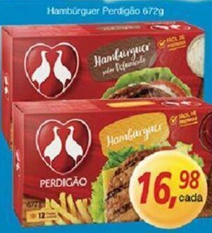 Supermercados Guanabara Hamburguer Perdigao 672g oferta