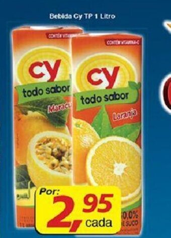Supermercados Guanabara Bebida Cy TP 1L oferta