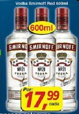 Vodka Smirnoff Red 600ml