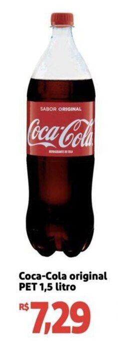 Extra Supermercado Coca-Cola original PET 1,5 litro oferta