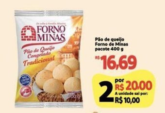 Extra Supermercado Pão de queijo Forno de Minas pacote 400 g oferta
